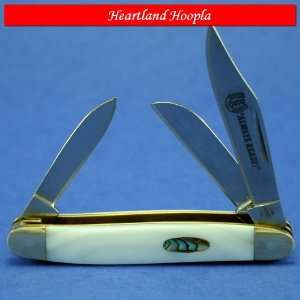  Rough Rider Small Stockman with Pearl Handles   RR246 