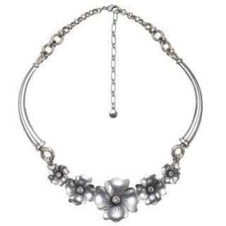 Buy these pretty silver plated flower necklace from Bohms SS12 pretty 