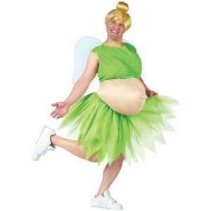  Hilarious Green Tinkerbelly Adult Halloween Costume 