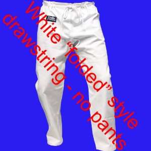 Pants Drawstring (no pants, just the tie), Piranha Gear   Folded White 