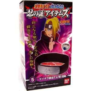  Naruto Boxed Roleplay Deidara Scarred Headband Ring Toys 