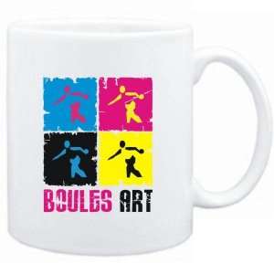 Mug White  Boules Art  Sports