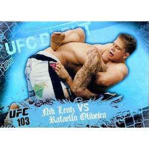  2010 Topps UFC Main Event #138 Nik Lentz vs Rafaello 