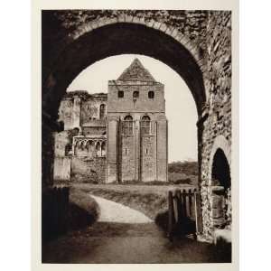  1926 Castle Rising Ruin Norfolk England Architecture 