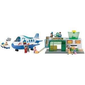   Airport Terminal Playset Realistic Airport Scene with Toys & Games