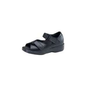 Apex 1280 Mens Ambulator Conform Shoe   Velcro Sandal   Black   Mens 