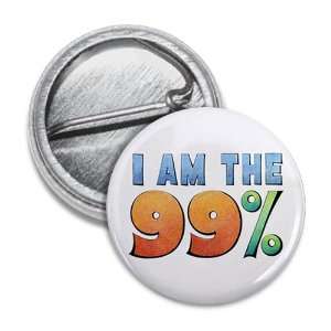 AM THE 99% OWS Occupy Wall Street Protest 1 inch Mini Pinback Button 