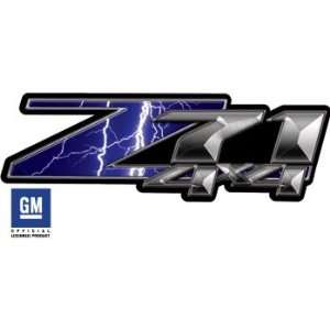  Chevy Z71 4x4 Lightning Blue Truck & SUV Decals 