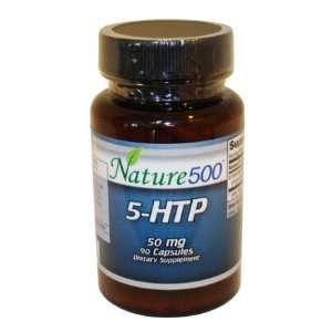 Nature500 5 HTP 50mg Antidepressant, Lower Anxiety and Promote Weight 