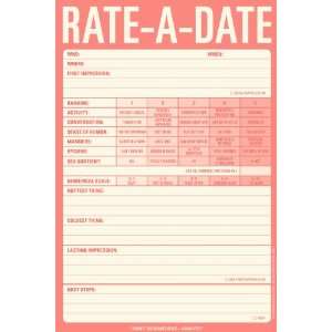  Knock Knock Rate a date Note Pad