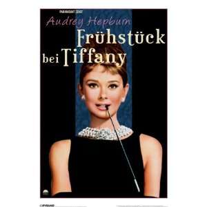  Audrey Hepburn/Breakfast At Tiffany German Poster