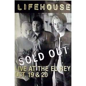  LIFEHOUSE On Tour 24x36 Poster 