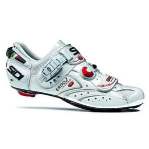  SIDI Ergo 2 Carbon Lite Road Cycling Shoes 44 White 