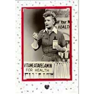  I Love Lucy Vitameatavegamin Poster