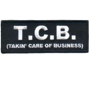  TCB TAKIN CARE OF BUSINESS Quality Fun Biker Vest Patch 