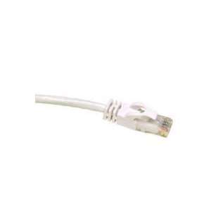   550 Mhz Snagless Patch Cable White Shortened Body Plug Ul Verified