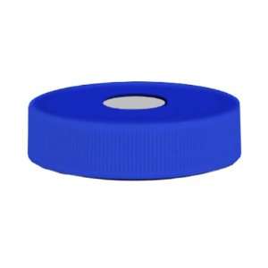 Chem Brand 288 0022 PTFE Silicone Septa for Open Top 24 414, Blue 
