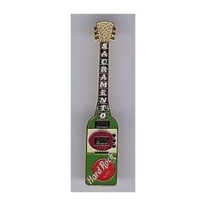 Hard Rock Cafe Pin 7979 Sacramento Wine Bottle Guitar