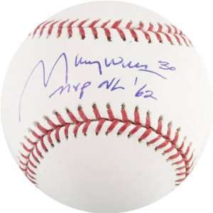   Autographed Baseball  Details MVP NL 62 Inscription 