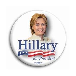  Hillary for President Photo Button   2 1/4 Everything 