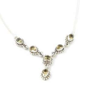  Necklace silver Heaven citrine. Jewelry