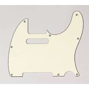  Allparts Telecaster Pickguard 3 Ply Vintage Cream Musical 