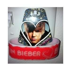  Justin Bieber Baby Jumbo Rubber Band Bracelet (Glows in 