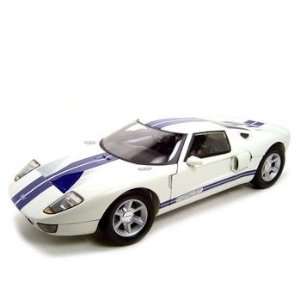  Ford Gt White 112 Scale Diecast Model Toys & Games