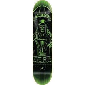  Zero Chris Cole Angel of Death Green Skateboard Deck   7 