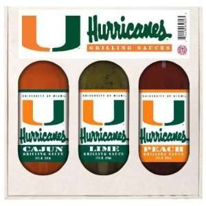 Hot Sauce Harrys 4329 MIAMI Hurricanes Cajun Grilling Sauce   5oz
