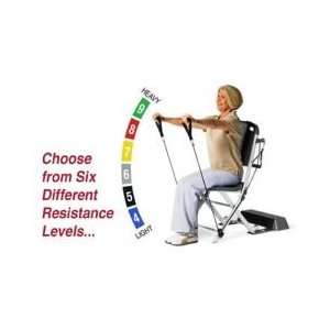 Resistance Chair   Resistance Anchor Cables ONLY   Level 5   Black