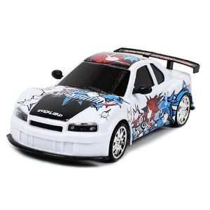   Skyline R34 GTR Graffiti (Blue) Electric RTR RC Car Toys & Games
