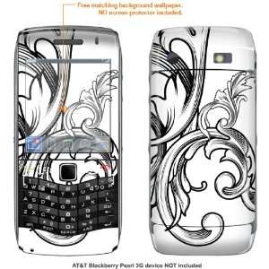  Protective Decal Skin STICKER for AT&T Blackberry Pearl 3G 