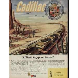   No Wonder the Japs are Amazed  1944 Cadillac War Bond Ad, A2383