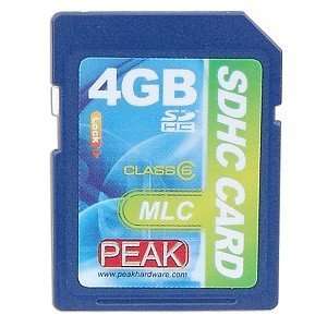  PEAK Hardware 4GB Class 6 SDHC Memory Card Electronics