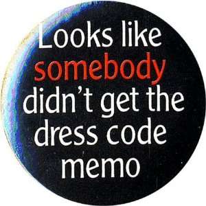  Dress code memo