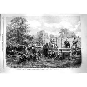   1863 VOLUNTEER RIFLE MATCH AUSTRALIA ENGLAND SUDBURY
