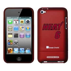  LeBron James Heat 6 on iPod Touch 4g Greatshield Case 