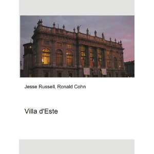  Villa dEste Ronald Cohn Jesse Russell Books