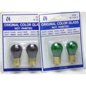  IA Original Color Glass 1156 Replacement Bulbs Pack  Automotive