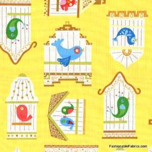  How Tweet it is Bird Cage by Timeless Treasures 
