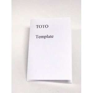    Toto 0GU122 Template For Whitney Lavatory