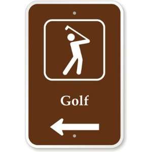  Golf (with left arrow) (with Man Playing Golf Graphic 