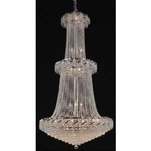  Belenus 32 Light Large Chandelier with 120 Chain Finish 