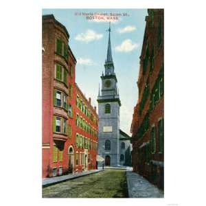 Boston, Massachusetts   Salem Street View of Old North 