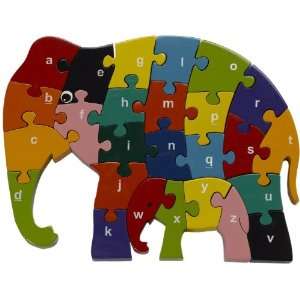  Chunky Thick Colorful Wooden Alphabet Animal Themed 