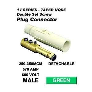   Detachable Plug Double Set Screw Complete   Green