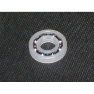 Bearing, polypropylene races and cage, SS316 balls  