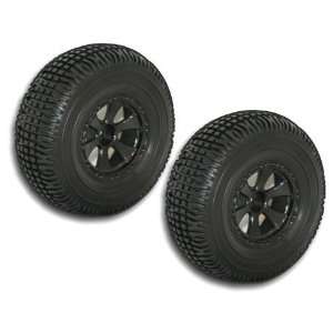  Black Short Course Wheels And Tires 2pcs Sports 