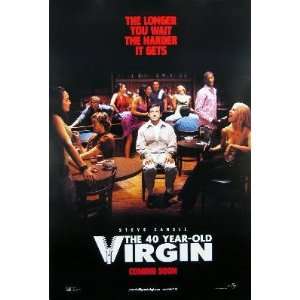  THE 40 YEAR OLD VIRGIN ORIGINAL MOVIE POSTER